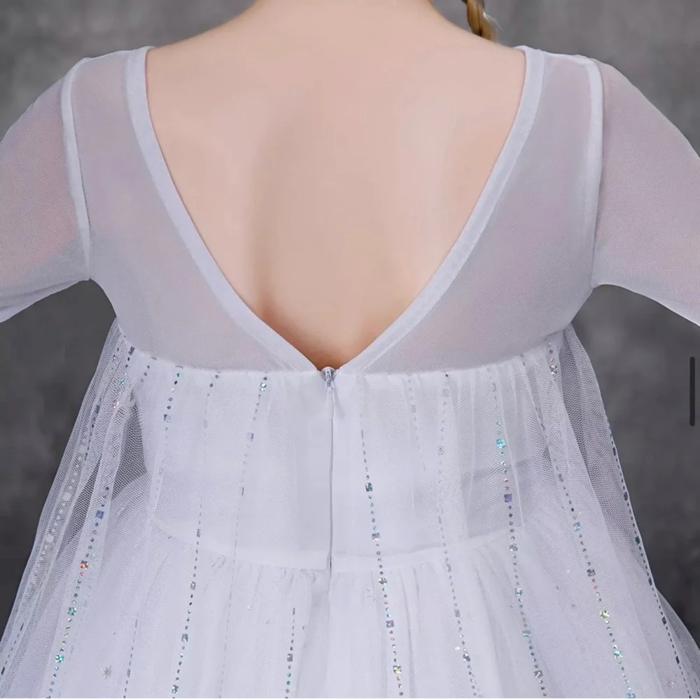 Luxury Frozen Elsa Sparkly Costume Dress 5018 - Picture 7 of 8